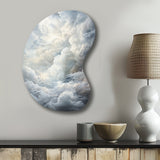 Clouds Whispering Clouds II - Asymmetric Metal Wall Art