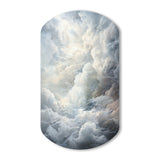 Clouds Whispering Clouds II - Asymmetric Metal Wall Art