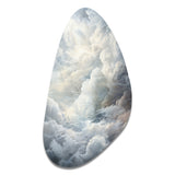 Clouds Whispering Clouds II - Asymmetric Metal Wall Art