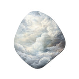 Clouds Whispering Clouds II - Asymmetric Metal Wall Art