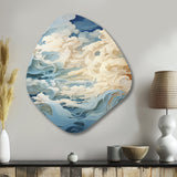 Clouds Whispers Of Clouds III - Asymmetric Metal Wall Art