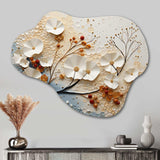 Ethereal Elegance - Asymmetric Metal Wall Art