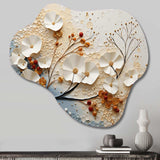 Ethereal Elegance - Asymmetric Metal Wall Art