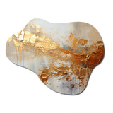 Golden Gleam II - Asymmetric Metal Wall Art