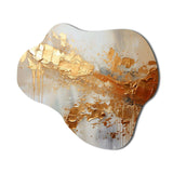 Golden Gleam II - Asymmetric Metal Wall Art