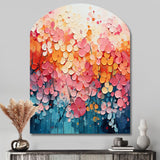 Coral Oasis I - Asymmetric Metal Wall Art