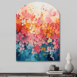 Coral Oasis I - Asymmetric Metal Wall Art