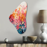 Coral Oasis I - Asymmetric Metal Wall Art