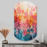 Coral Oasis I - Asymmetric Metal Wall Art