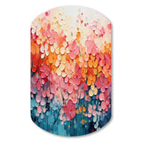 Coral Oasis I - Asymmetric Metal Wall Art