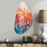 Coral Oasis I - Asymmetric Metal Wall Art