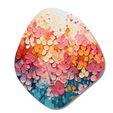 Coral Oasis I - Asymmetric Metal Wall Art