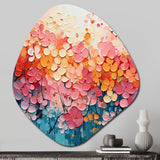 Coral Oasis I - Asymmetric Metal Wall Art