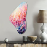 Cotton Candy I - Asymmetric Metal Wall Art