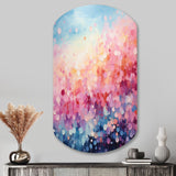 Cotton Candy I - Asymmetric Metal Wall Art