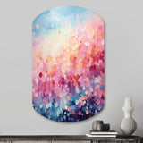 Cotton Candy I - Asymmetric Metal Wall Art