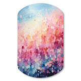 Cotton Candy I - Asymmetric Metal Wall Art