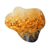 Golden Radiance I - Asymmetric Metal Wall Art