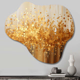 Golden Radiance II - Asymmetric Metal Wall Art