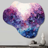 Indigo Dreams II - Asymmetric Metal Wall Art