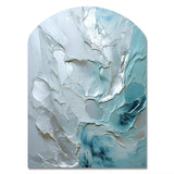 Silver Shimmer - Asymmetric Metal Wall Art