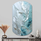 Silver Shimmer - Asymmetric Metal Wall Art