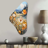 Sunny Meadows - Asymmetric Metal Wall Art