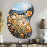 Sunny Meadows - Asymmetric Metal Wall Art