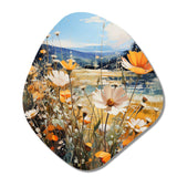 Sunny Meadows - Asymmetric Metal Wall Art