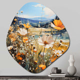 Sunny Meadows - Asymmetric Metal Wall Art