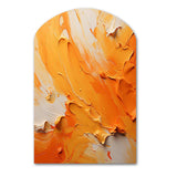 Tangerine Tango I - Asymmetric Metal Wall Art