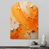 Tangerine Tango I - Asymmetric Metal Wall Art