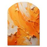 Tangerine Tango I - Asymmetric Metal Wall Art