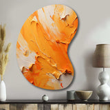 Tangerine Tango I - Asymmetric Metal Wall Art