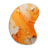 Tangerine Tango I - Asymmetric Metal Wall Art