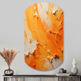 Tangerine Tango I - Asymmetric Metal Wall Art