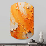 Tangerine Tango I - Asymmetric Metal Wall Art