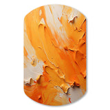 Tangerine Tango I - Asymmetric Metal Wall Art