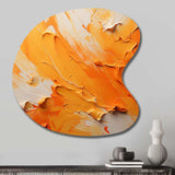 Tangerine Tango I - Asymmetric Metal Wall Art