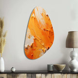 Tangerine Tango I - Asymmetric Metal Wall Art