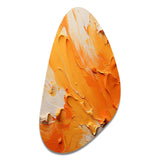 Tangerine Tango I - Asymmetric Metal Wall Art