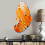 Tangerine Tango I - Asymmetric Metal Wall Art