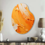 Tangerine Tango I - Asymmetric Metal Wall Art