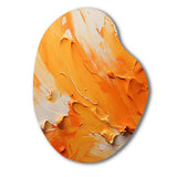 Tangerine Tango I - Asymmetric Metal Wall Art