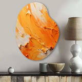 Tangerine Tango I - Asymmetric Metal Wall Art