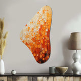 Tangerine Tango IV - Asymmetric Metal Wall Art