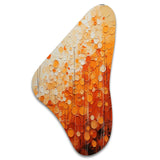 Tangerine Tango IV - Asymmetric Metal Wall Art