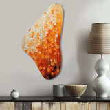 Tangerine Tango IV - Asymmetric Metal Wall Art