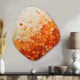 Tangerine Tango IV - Asymmetric Metal Wall Art