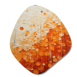 Tangerine Tango IV - Asymmetric Metal Wall Art